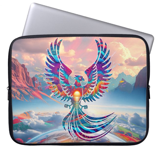 Phoenix Sunrise Laptop Sleeve (Voorkant)