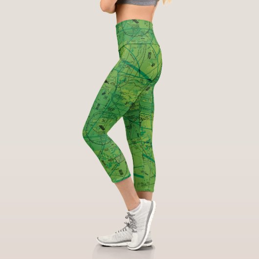 Phoenix TAC Graphique Capri Leggings (Gauche)