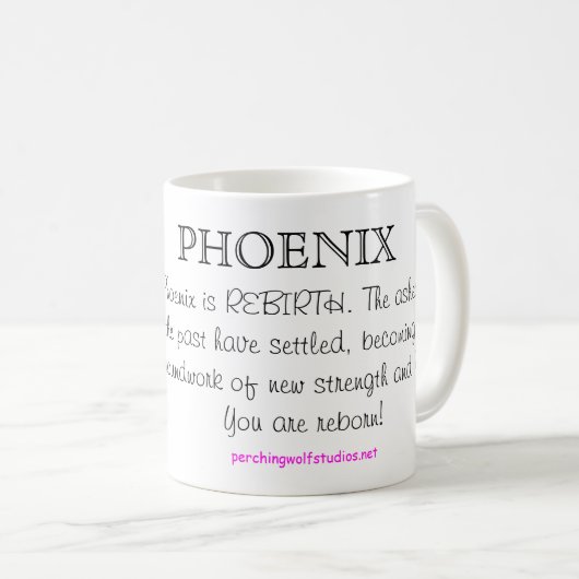 Phoenix Totem Mug (Devant droit)