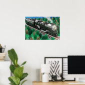 Phoenix Train Works Northern 4-8-4 Poster (Bureau à domicile)