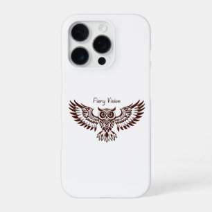 Phoenix Uil – Vuurvisie iPhone 16 Pro Hoesje