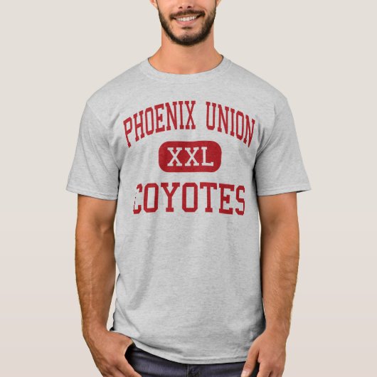 Phoenix Union - Coyotes - High - Phoenix Arizona T-shirt (Voorkant)
