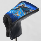 Phoenix van de saffierene dageraad golfheadcover (3/4 voorkant)