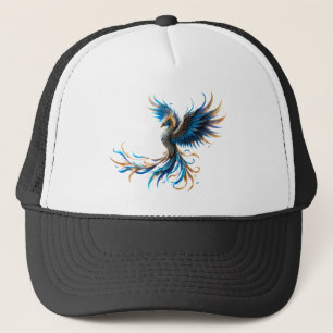 Phoenix van de saffierene dageraad  trucker pet