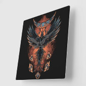 Phoenix Vierkante Klok (Hoek)
