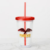 Phoenix Vingate Graphic Acryl Drinkbeker (Voorkant)