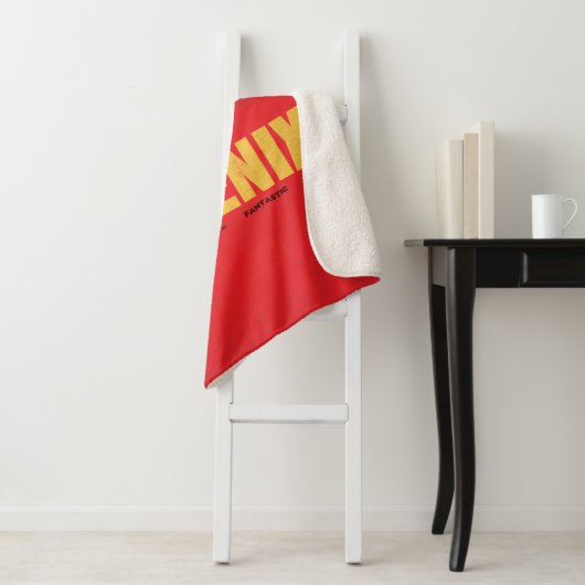 Phoenix Vingate Graphic Sherpa Deken (In situ)