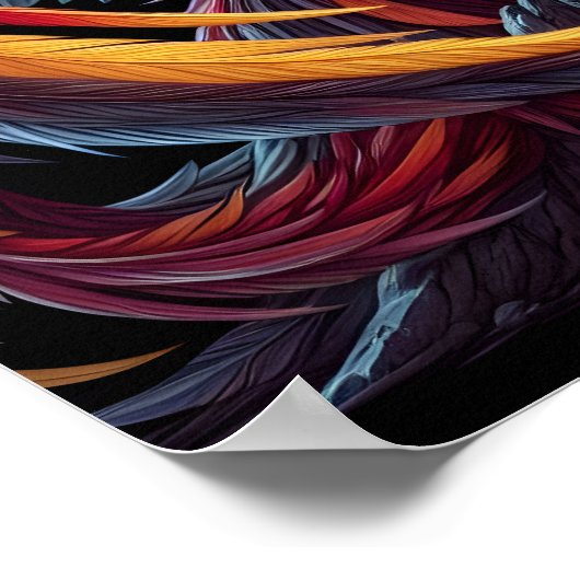 Phoenix-vogel Poster (Hoek)