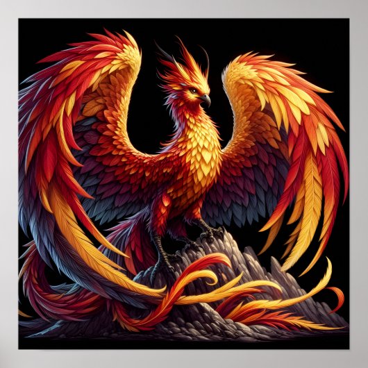 Phoenix-vogel Poster (Voorkant)