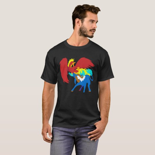 Phoenix vs. Qilin T-shirt (Voorkant volledig)