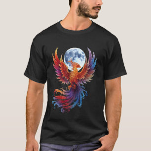 Phoenix Vuur Vogel Mythologische Verjonging Opkoms T-shirt