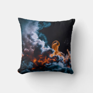 Phoenix Vuur Worp Kussen Fantasy Vlam Art Deco