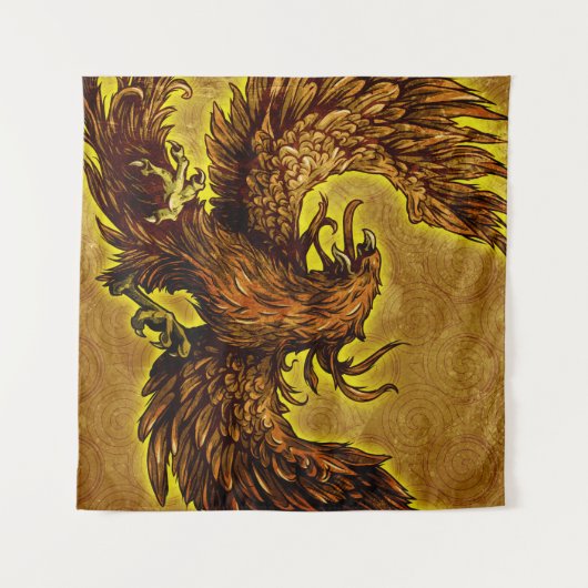 Phoenix Wandkleed (Voorkant (horizontaal))