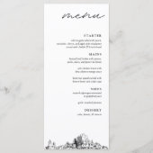 Phoenix Wedding Reception Dinner Menu (Devant)