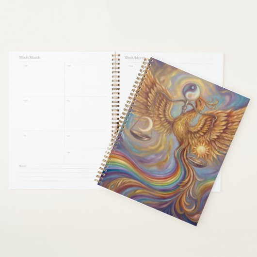 Phoenix Yin Yang Balance Planner (Devant avec enveloppe)