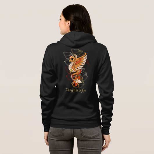 Phoenix Zip Up Hoodie (Achterkant volledig)