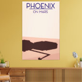 Phoenixlander op Mars. Canvas Afdruk (Insitu (Woonkamer))