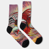 Phoenix's Resurgence: Opstaan uit Life's Flame Sokken (Rechts)