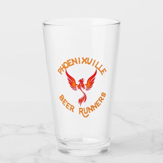 Phoenixville Beer Runners pint glass Glas (Voorkant)