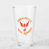 Phoenixville Bière Runners pinte verre (Devant)