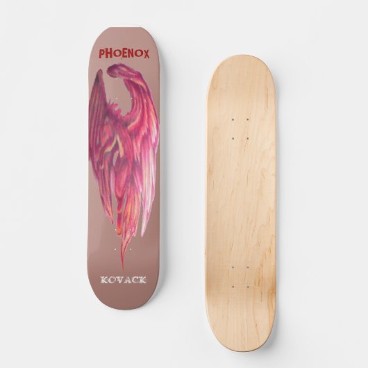 PHOENOX SKATEBOARD par Kevin Kovack (Recto)