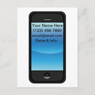 Phone Babysit Briefkaart