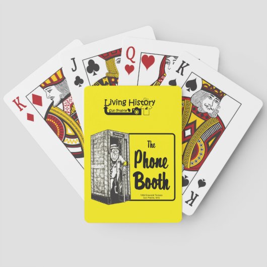 Phone Booth Bar Speelkaarten (Achterkant)