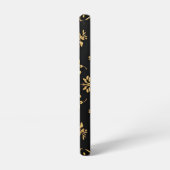 Phone case black yellow pattern style samsung galaxy hoesje (Linkerkant)