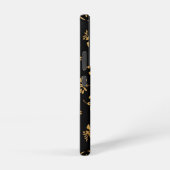 Phone case black yellow pattern style samsung galaxy hoesje (Rechterkant)