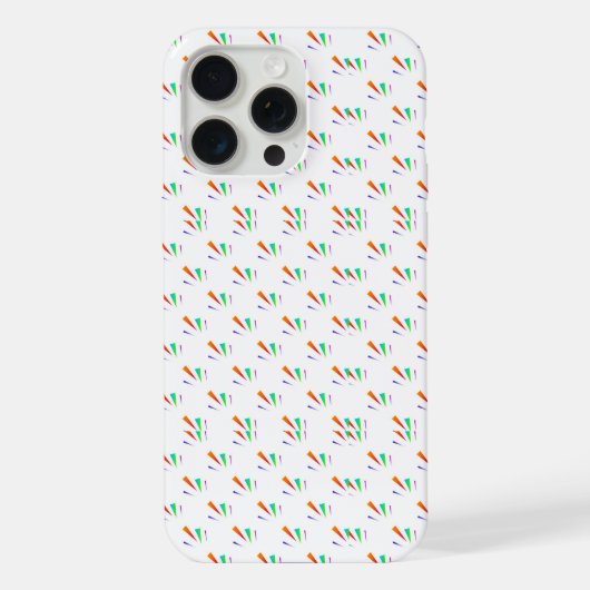 Phone case with a colorful geometric pattern (Verso)