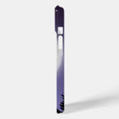 Phone case with a wolf howling at the full moon (Achterkant / Links)