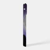 Phone case with a wolf howling at the full moon (Côté droit)