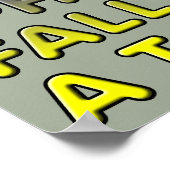 Phone In The Toilet Funny Affiche (Coin)