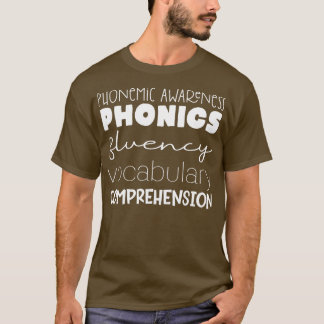Phonemisch bewustzijn Telefoonische bocht Vocab Co T-shirt