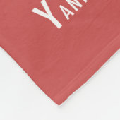 Phonetic Alphabet Aviation Tomato Fleece Blanket (Hoek)