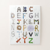 Phonetic Alphabet Every Day Object Alphabet Puzzle (Vertical)