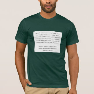 Phonetic transcription t-shirt