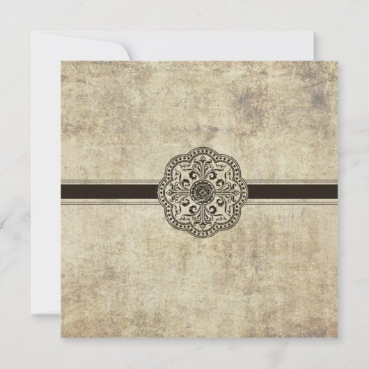 Phonograph Vintage Wedding Invitation (Dos)