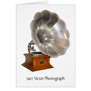 Phonographe 1907 de Victor de cru,