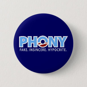 Phony Obama Ronde Button 5,7 Cm