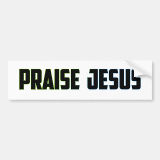 PhoogJesus Bumpersticker (Voorkant)