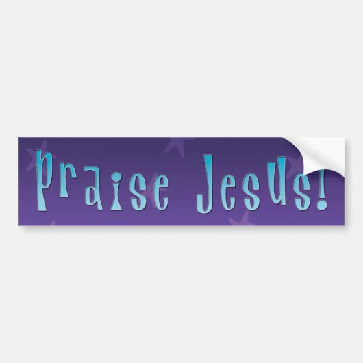 PhoogJezus Bumpersticker (Voorkant)