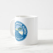 Phoque de Clearwater, Floride Mug de café (Devant gauche)
