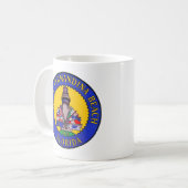 Phoque de Fernandina Beach, Floride Coffee Mug (Devant gauche)