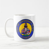 Phoque de Fernandina Beach, Floride Coffee Mug (Gauche)