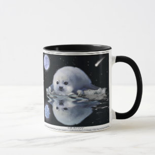 Phoque de harpé de bébé et tasse de cadeau de