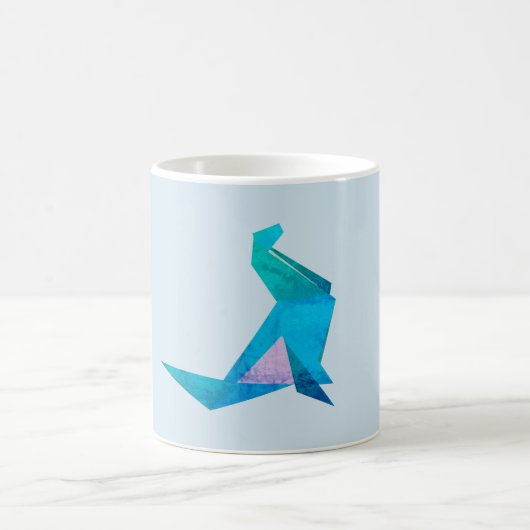 Phoque origami Art Mug (Centre)