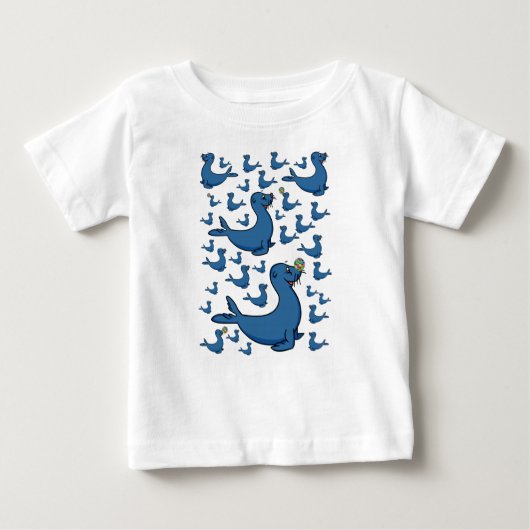 Phoque T-shirt bébé (Devant)
