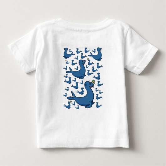 Phoque T-shirt bébé (Dos)
