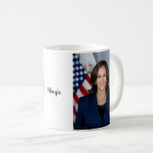 Phoque VP Kamala Harris Portrait Café Mug (Devant droit)